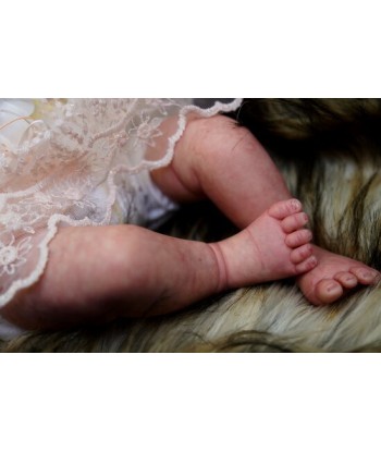 Bellissima bambola reborn occhi blu - Amelie by Sandy Faber la chaussure