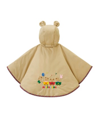 PONCHO BEIGE OURSONS des créatures d'habitude