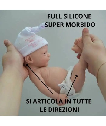 Bambola reborn 32cm neonato prematuro full silicone morbido - LUNA Venez découvrir notre 