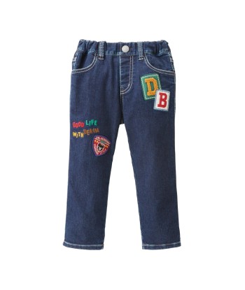 JEAN BLEU PATCH DOUBLE B de pas cher