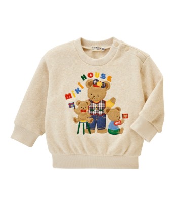 SWEATSHIRT BLANC NOUNOURS MIKI HOUSE s'inspire de l'anatomie humaine