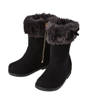 BOTTES NOIRES AVEC FOURRURE JUSQU'A -70%! 