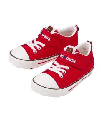 CHAUSSURES EN TOILE DE COTON  ROUGE france