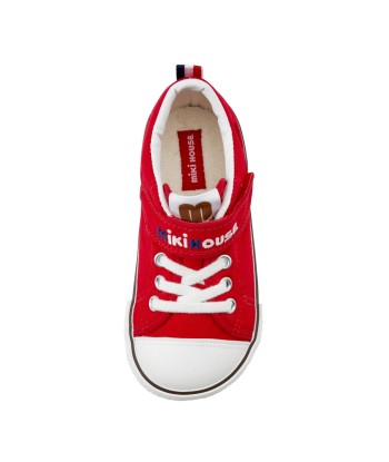 CHAUSSURES EN TOILE DE COTON  ROUGE france