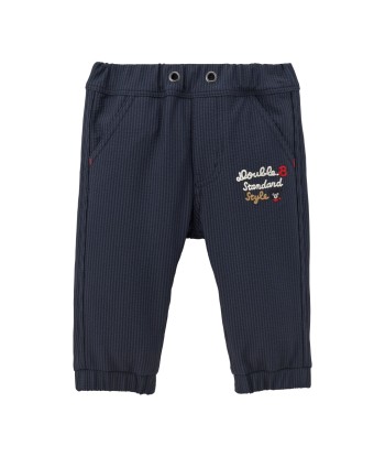 PANTALON LÉGER BLEU MARINE DOUBLE B la colonne vertébrale