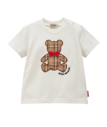 T-SHIRT BLANC CLASSIQUE OURSON Fin de série