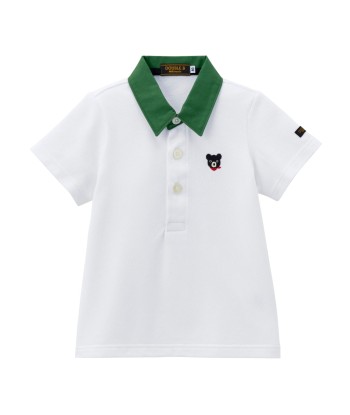 POLO BLANC COTON DOUBLE B en stock