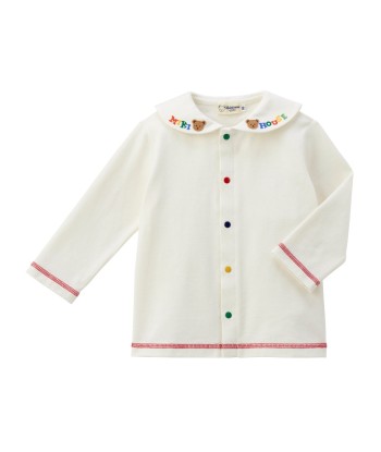 BLOUSE BLANCHE COL ANIMAUX MIKI HOUSE meilleur choix