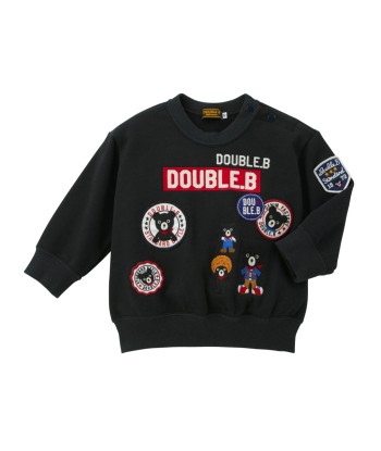 SWEAT SHIRT NOIR DOUBLE B BRODERIES 2023