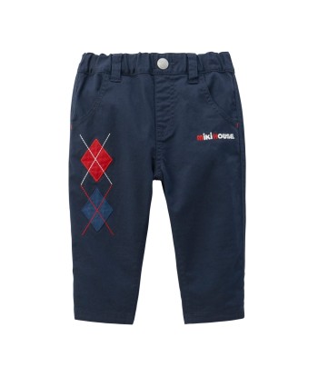 PANTALON BLEU MARINE MOTIFS BURLINGTON Par le système avancé 