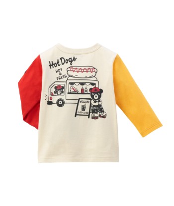 T-SHIRT MANCHES LONGUES MULTICOLORE HOTDOG DOUBLE B ouvre sa boutique