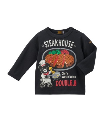 T-SHIRT MANCHES LONGUES NOIR STEAK HOUSE DOUBLE B Comparez et commandez 