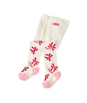 COLLANTS COTON BLANC ET ROSE CHIECO SAKU de votre