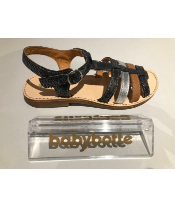 Sandalettes Babybotte Ylona noir chez Cornerstreet bien 