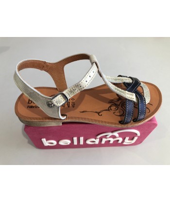 Sandalettes Bellamy tilou marine la livraison gratuite