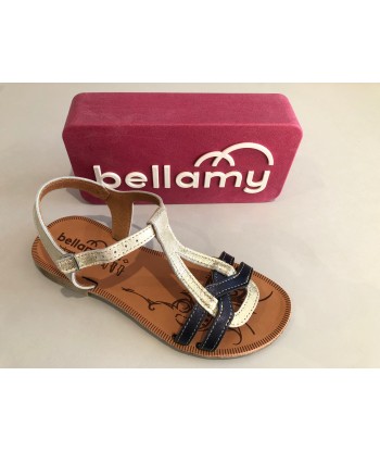 Sandalettes Bellamy tilou marine la livraison gratuite