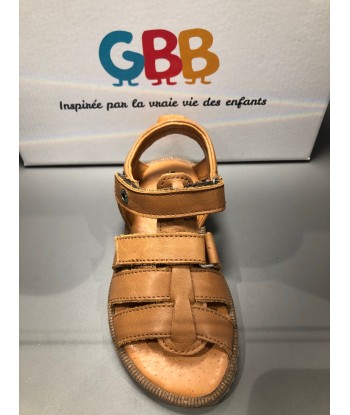 Sandalettes GBB Julio camel sur le site 