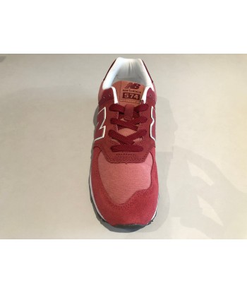 Baskets New balance GC574WT1 rose bordeaux en stock