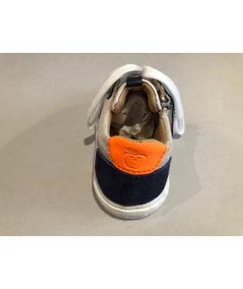 Chaussures basses Shoo pom will Lo lace white navy orange acheter