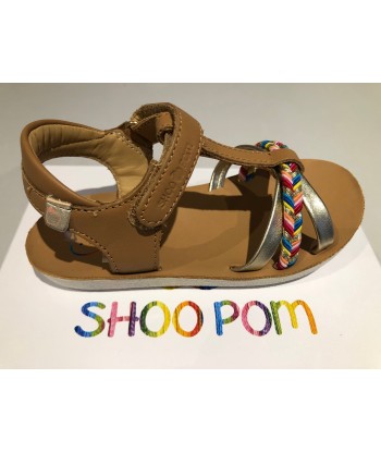 Sandalettes Shoo pom Goa Salomé camel multi sur le site 