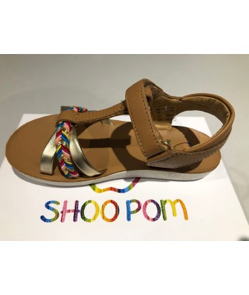 Sandalettes Shoo pom Goa Salomé camel multi sur le site 