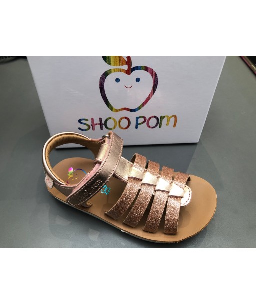 Sandalettes Shoo pom Goa spart Copper en stock