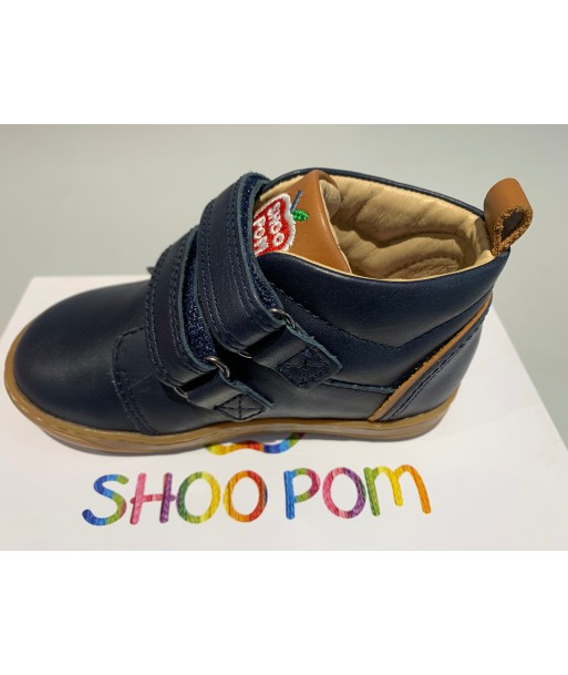 Bottines Shoo pom Bouba panam regatta atlanti navy camel basket pas cher