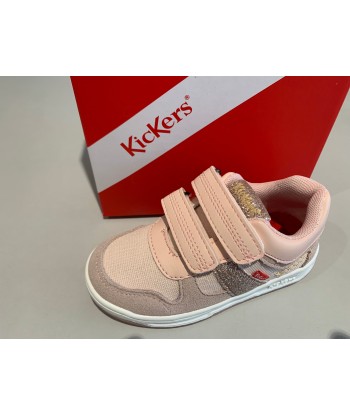 Chaussures basses kickers Kalido rose clair paiement sécurisé