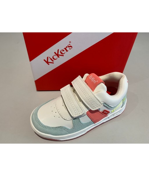 Chaussures basses Kalido blanc rose bleu shop