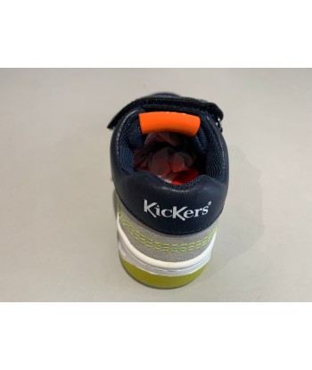 Chaussures basses kickers Kalido marine gris orange le concept de la Pate a emporter 