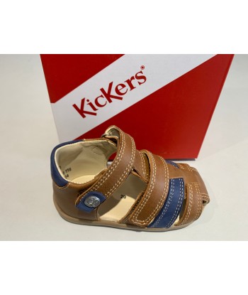 Sandalettes kickers bipod camel bleu Comparez et commandez 