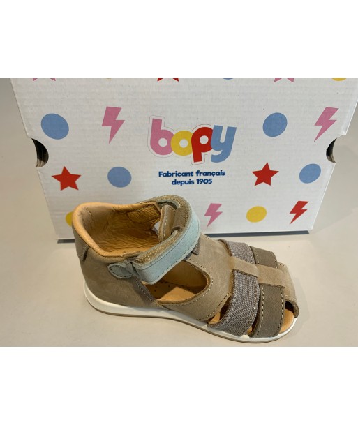 Sandalettes bopy zopol beige multico les ligaments