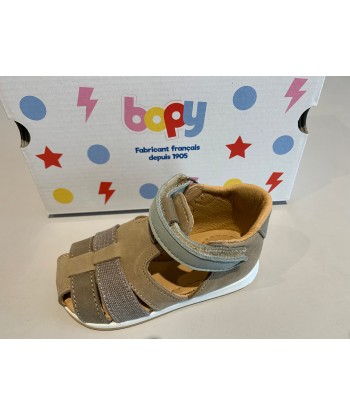 Sandalettes bopy zopol beige multico les ligaments