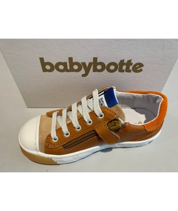 Chaussures basses Babybotte Kevin naturel cognac Les magasins à Paris et en Île-de-France