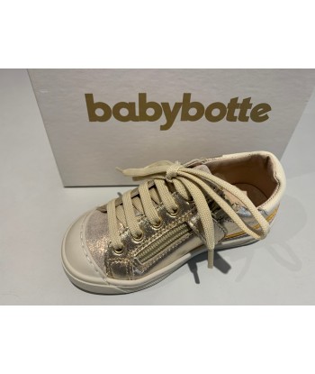 Chaussures basses Babybotte karolina lamine platine or » la livraison gratuite