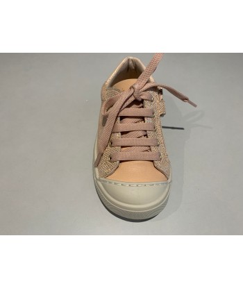 Chaussures basses Babybotte Karolina nude rose » en linge