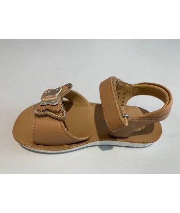 Sandalettes Shoo pom Goa fly nappa camel la chaussure