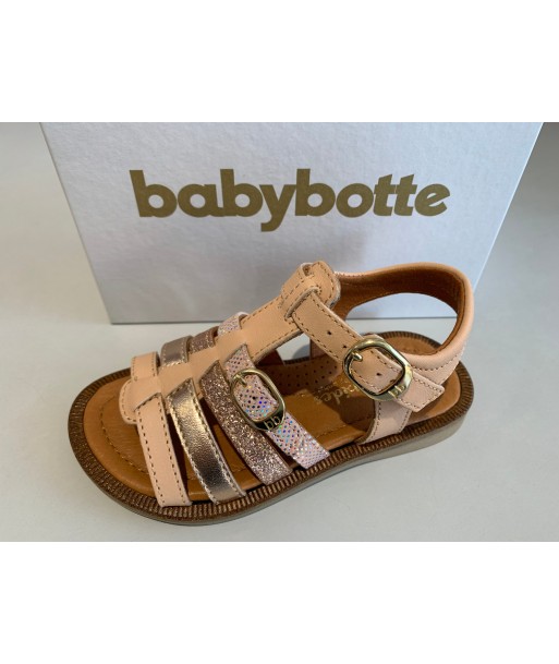 Sandalettes babybotte katz naturel rose Venez découvrir notre 