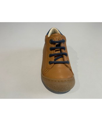 Bottines naturino Romy nappa suede nappa spazz cognac stone en linge