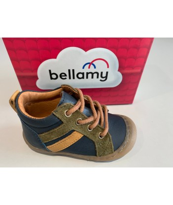 Bottines Bellamy iris pétrole kaki camel en ligne