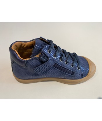 Bottines Bellamy Indra bleu pois ouvre sa boutique