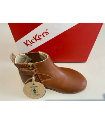 Boots Kickers vermillon camel or une grave pollution 