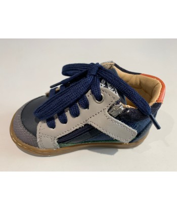 Bottines Shoo pom Bouba Connect nylon chine kir navy grey Voir les baskets