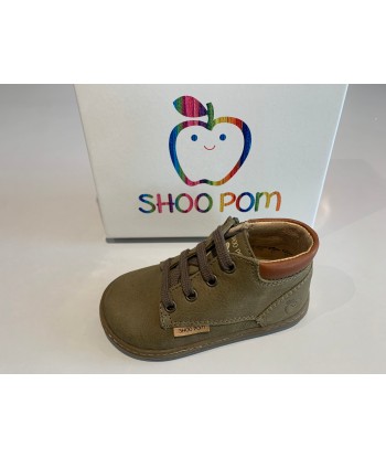 Bottines Shoo pom Bouba zip desert longbeach army kaki store