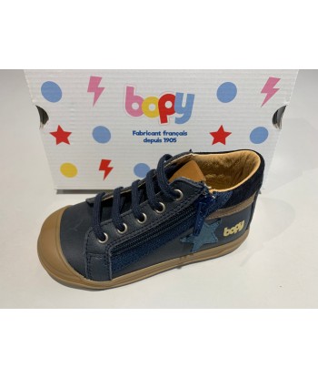 Bottines bopy roum navy de pas cher