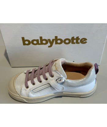 Chaussures basses babybotte 4471B026 kansas texano blanc pas cher 