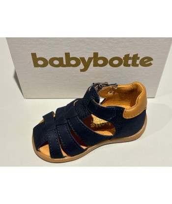 Sandalettes babybotte 4018B002 Gimmy nabuk bleu Le MVP de beaucoup