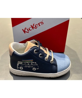 Bottines kickers kickblace Marine van solde