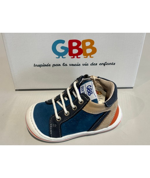 Bottines GBB 24153AJ651 flexoo blanc bleu Véritable concentré