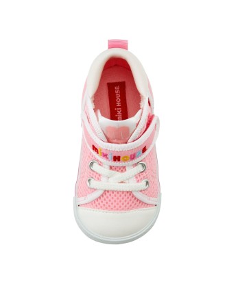 CHAUSSURES ROSE ET BLANCHE en linge